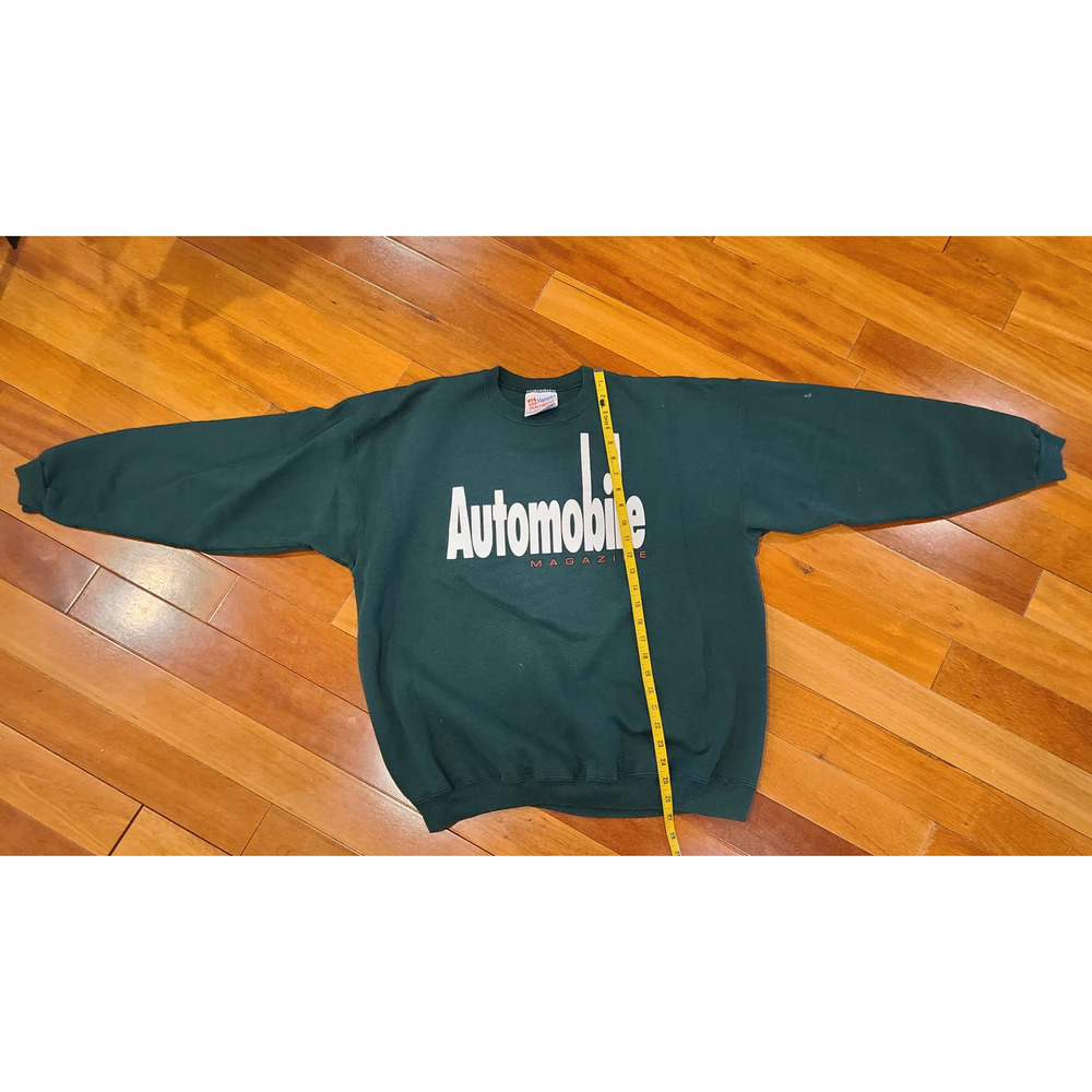 Vintage 90s Automobile Magazine Crewneck Sweatshirt Hanes Heavy Weight Size XL